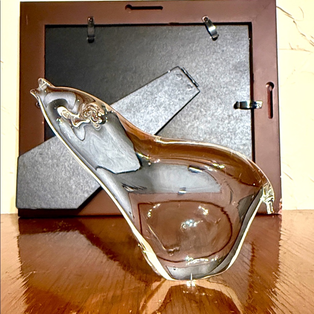 Signed Elegant Crystal Bare Figurine